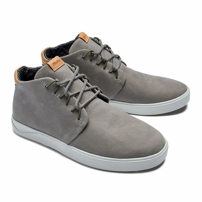 Zapatos Olukai Nānā Hele - Botas Hombre Grises 20854-376